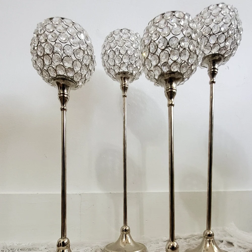 Z Gallerie Tealight Lamps Two 20-inch & Two 17-inch [All Four]